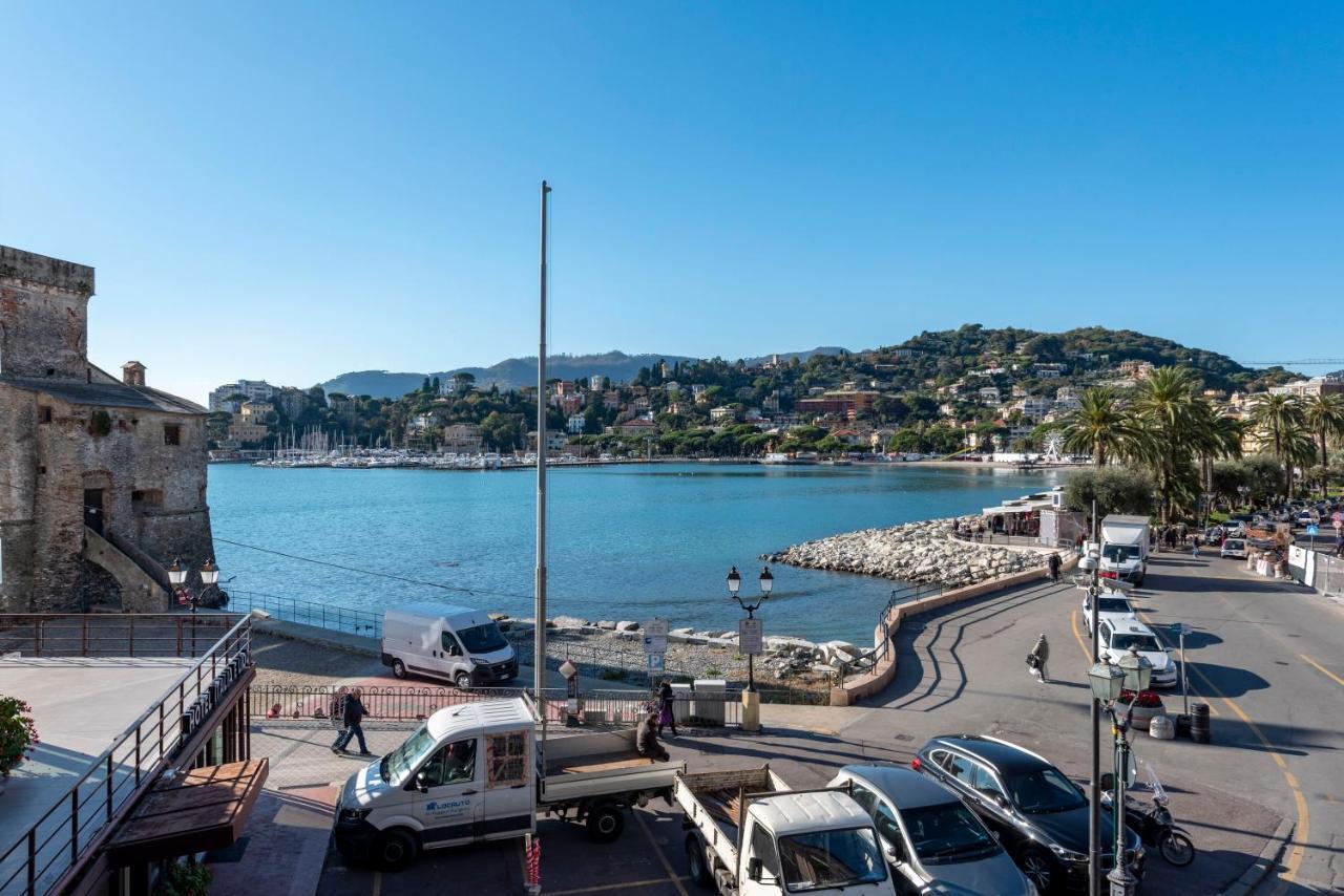 Alla Casa Rosa Al Mare- Centrale A Di Fronte Al Mare- Emozionante- Garage Privato Gratuito A 800 Mt- Aria Condizionata-Wifi Rapallo Exterior foto